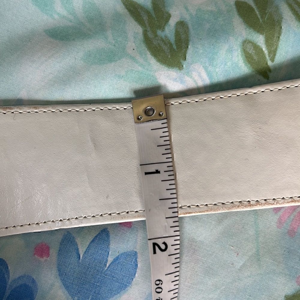 Vintage 80s Donna Karan BIG Leather Belt - Picture 11 of 14